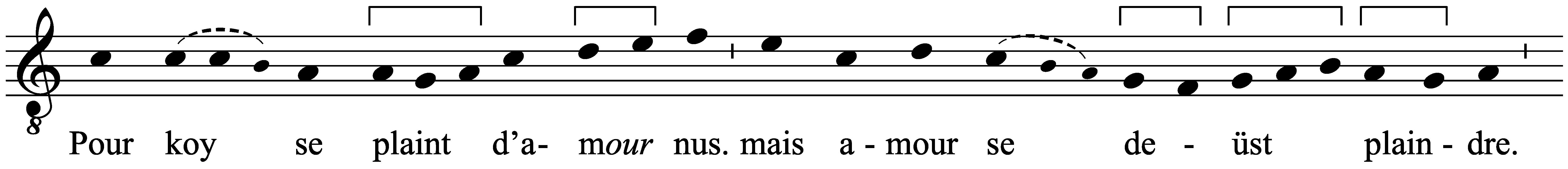 Work musical notation